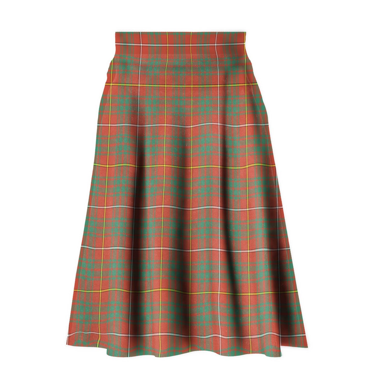 Bruce Ancient Tartan Plaid Ladies Skirt