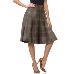 Kennedy Weathered Tartan Plaid Ladies Skirt