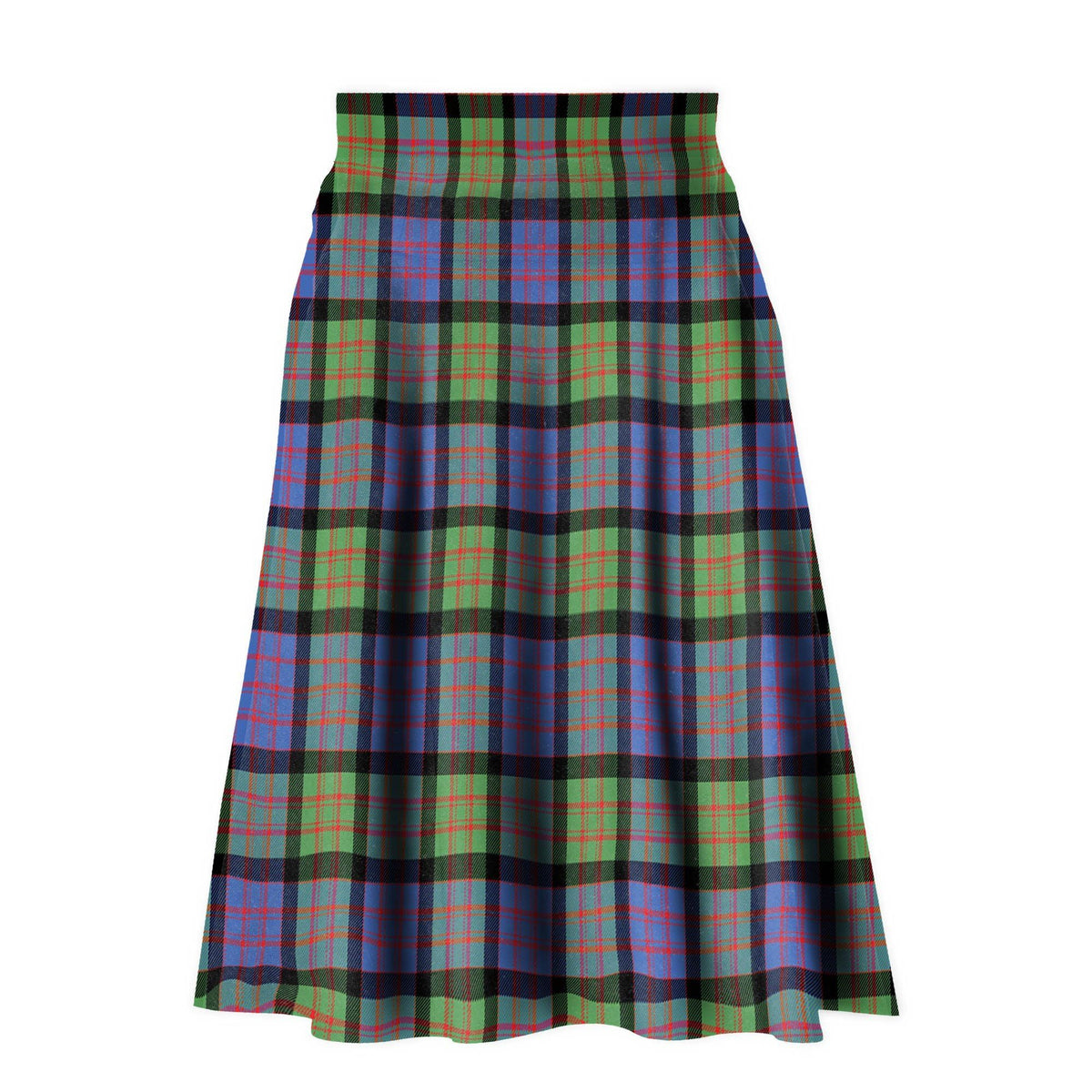 MacDonald Ancient Tartan Plaid Ladies Skirt