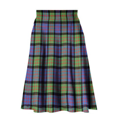 MacDonald Ancient Tartan Plaid Ladies Skirt