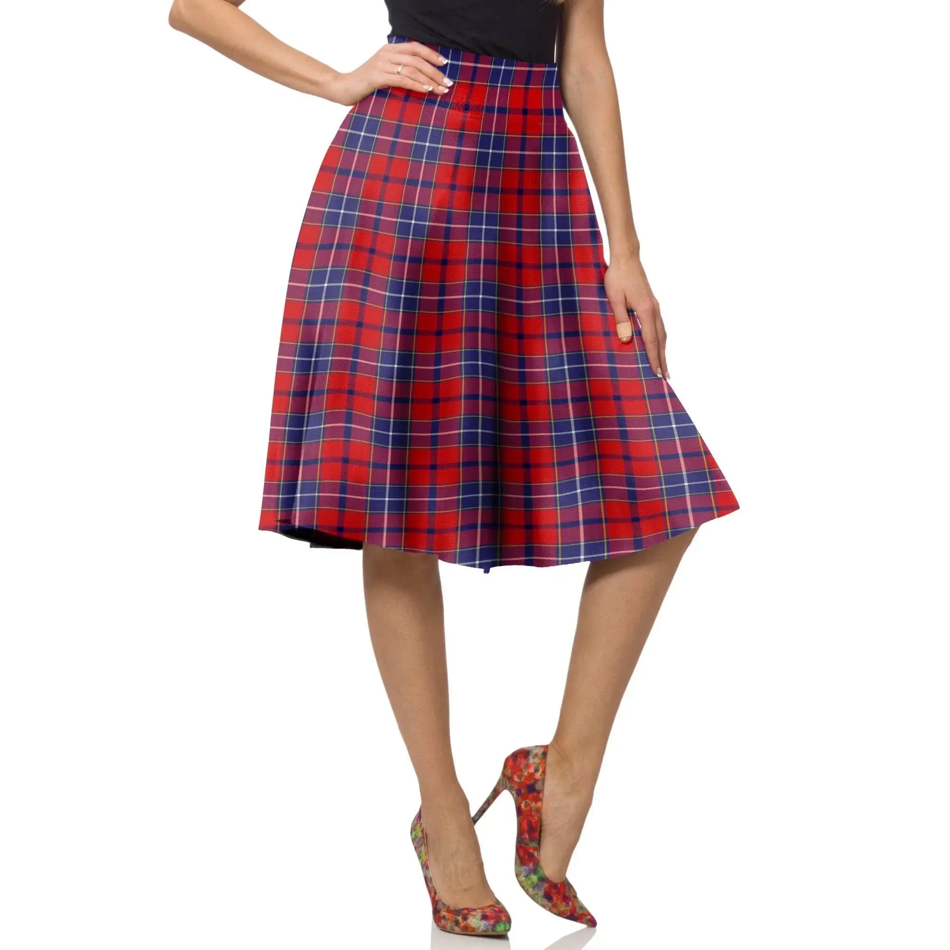 Sinclair Hunting Ancient Tartan Plaid Ladies Skirt