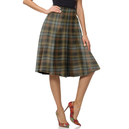 Ramsay Blue Ancient Tartan Plaid Ladies Skirt