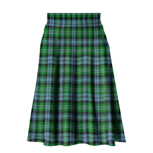 Arbuthnot Ancient Tartan Plaid Ladies Skirt