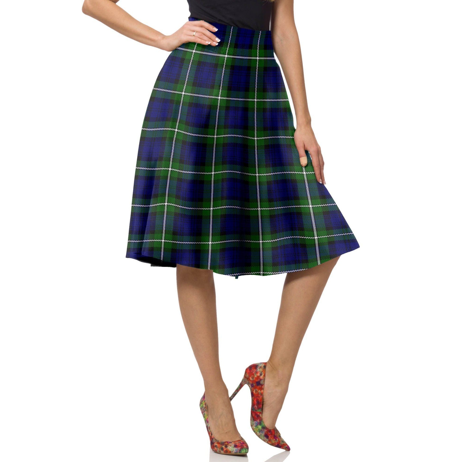 Forbes Modern Tartan Plaid Ladies Skirt