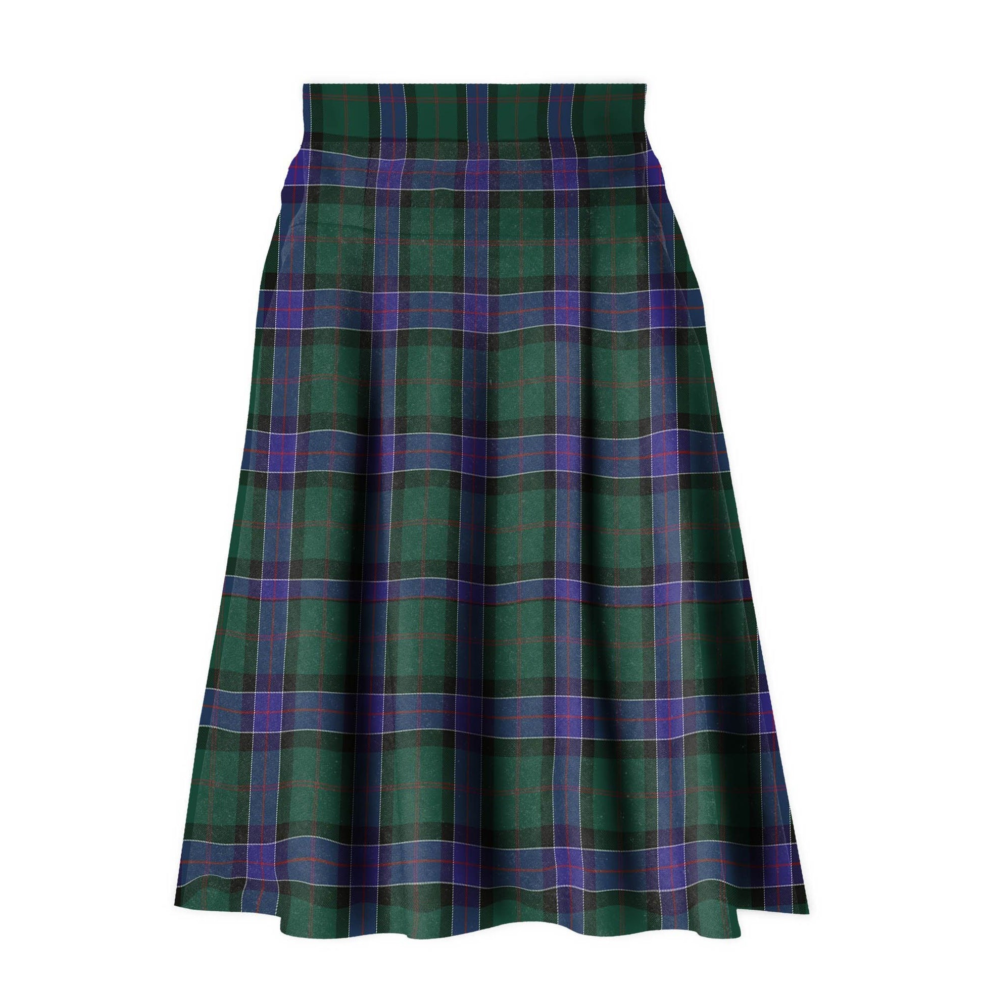 Sinclair Hunting Modern Tartan Plaid Ladies Skirt