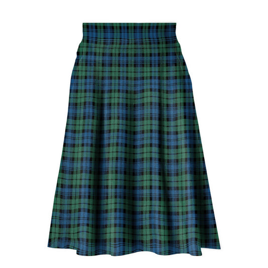 Campbell Ancient 02 Tartan Plaid Ladies Skirt