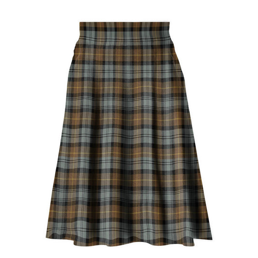 Gordon Weathered Tartan Plaid Ladies Skirt