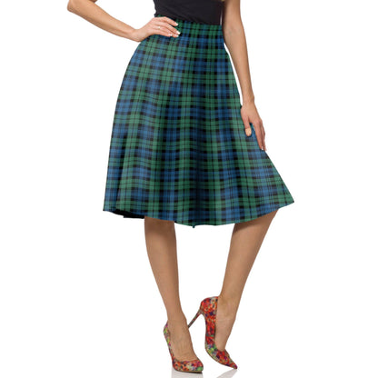 Campbell Ancient 02 Tartan Plaid Ladies Skirt