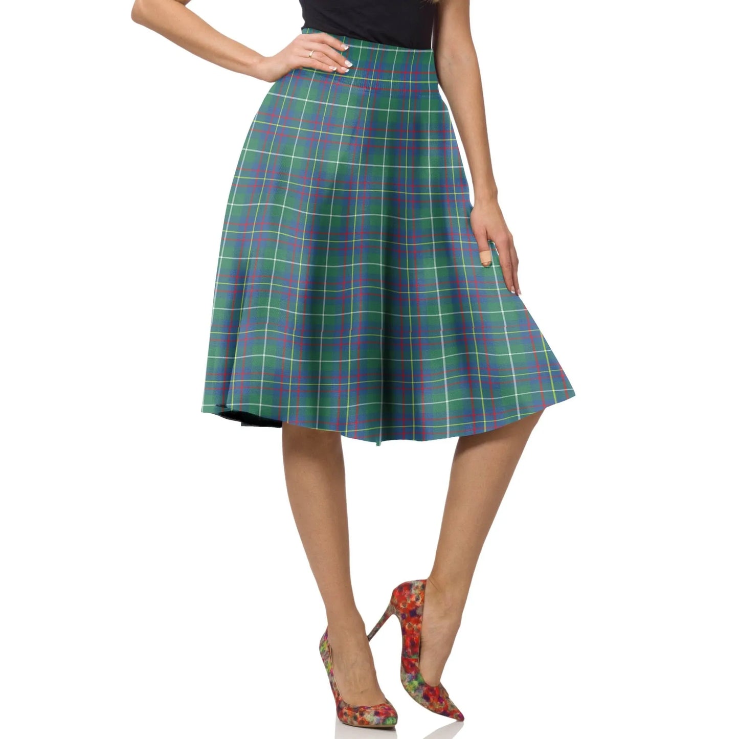 Inglis Ancient Tartan Plaid Ladies Skirt