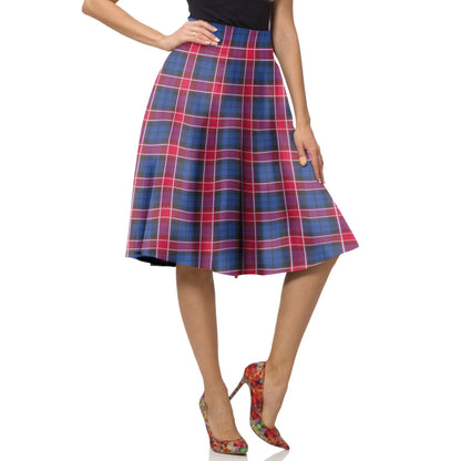 Graham of Menteith Red Tartan Plaid Ladies Skirt