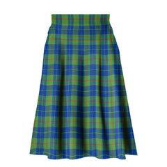 Barclay Hunting Ancient Tartan Plaid Ladies Skirt