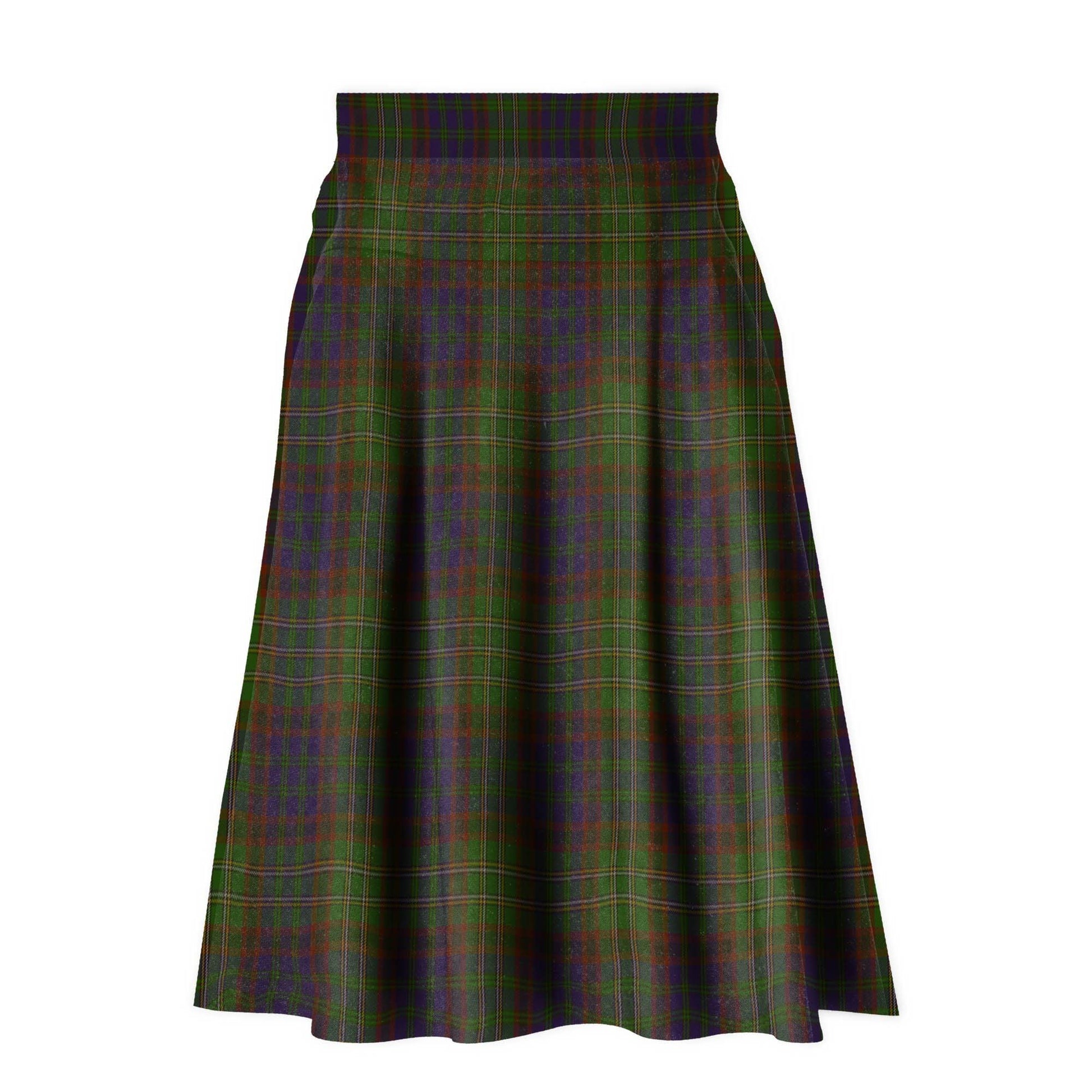 Cunningham Hunting Modern Tartan Plaid Ladies Skirt