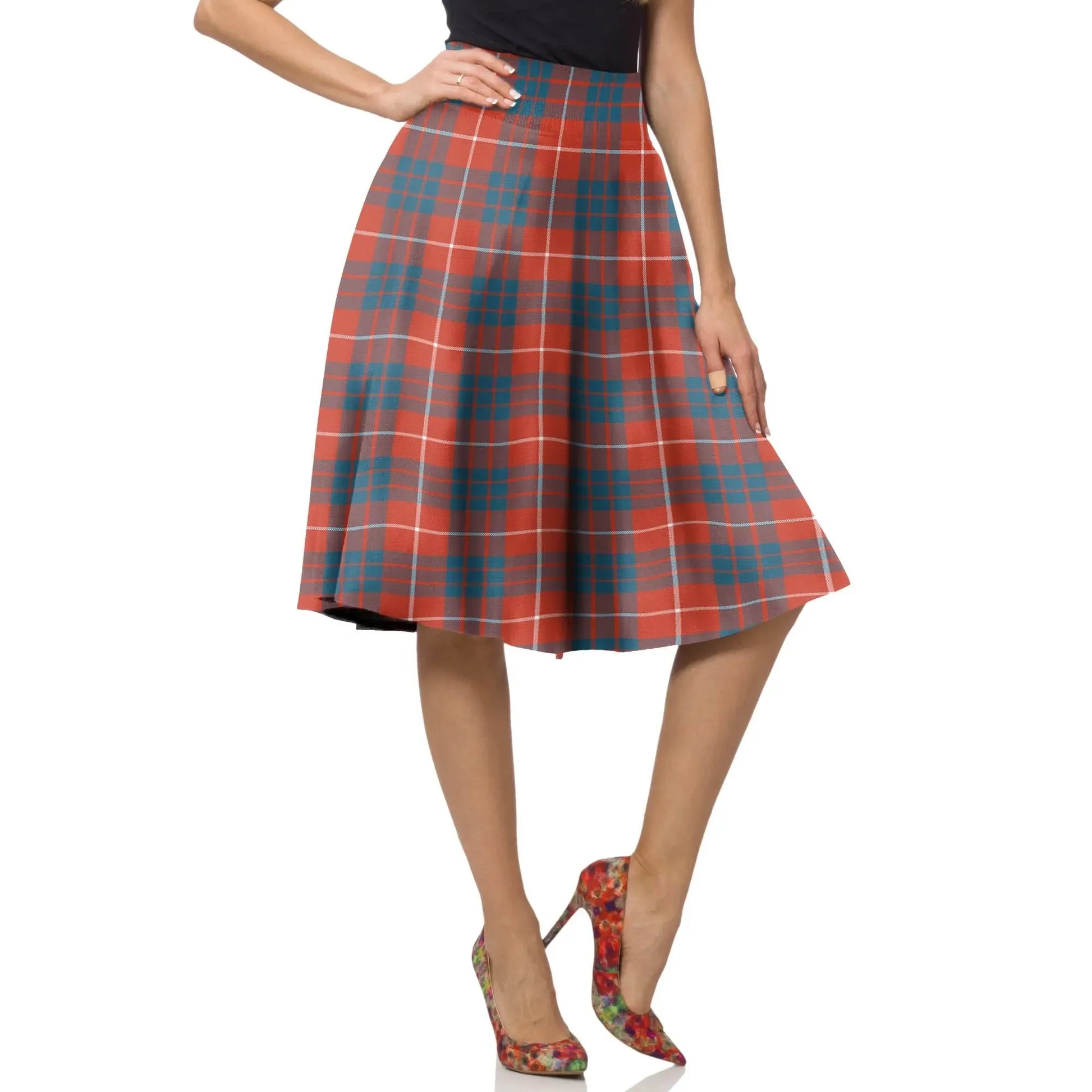 Hamilton Ancient Tartan Plaid Ladies Skirt