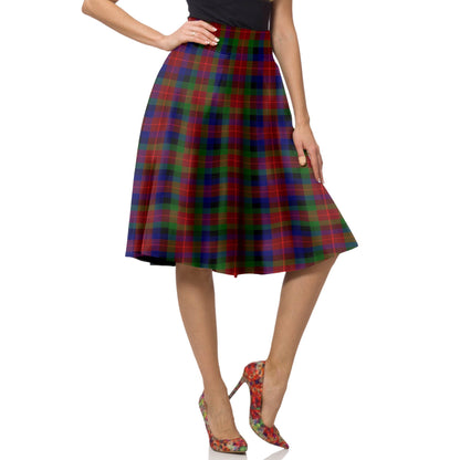 Russell Modern Tartan Plaid Ladies Skirt