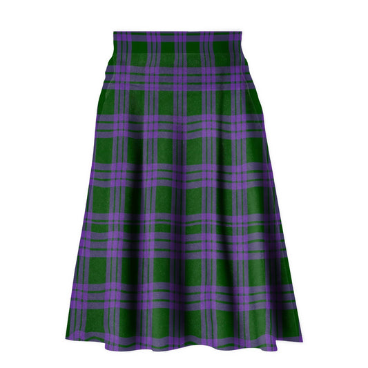 Elphinstone Tartan Plaid Ladies Skirt