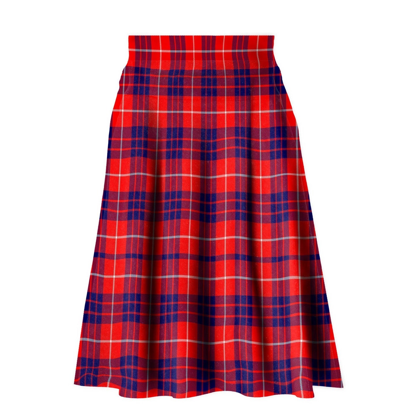 Hamilton Modern Tartan Plaid Ladies Skirt