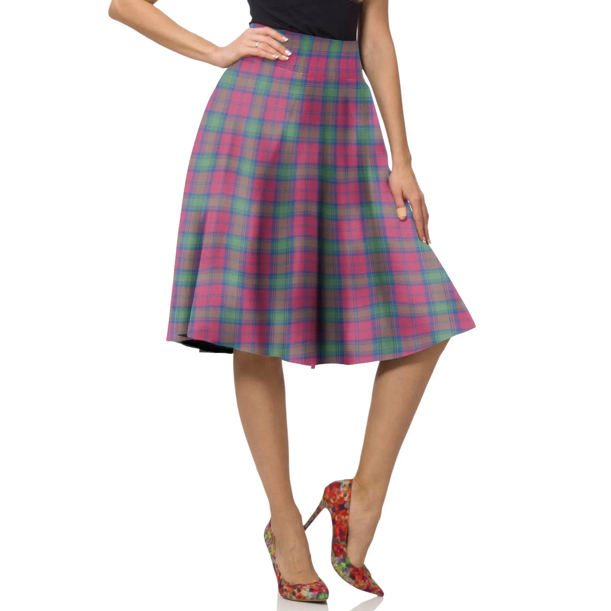 Lindsay Ancient Tartan Plaid Ladies Skirt