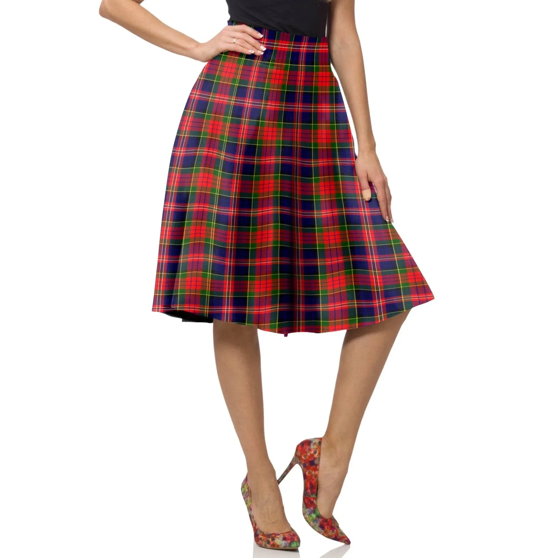 MacPherson Modern Tartan Plaid Ladies Skirt