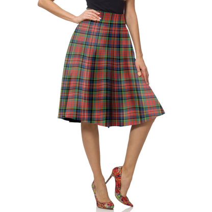 MacPherson Ancient Tartan Plaid Ladies Skirt