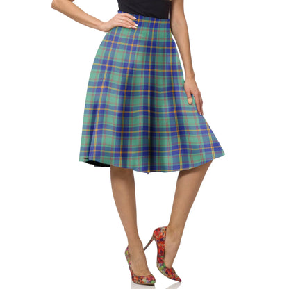 SCOTT GREEN MODERN Tartan Plaid Ladies Skirt