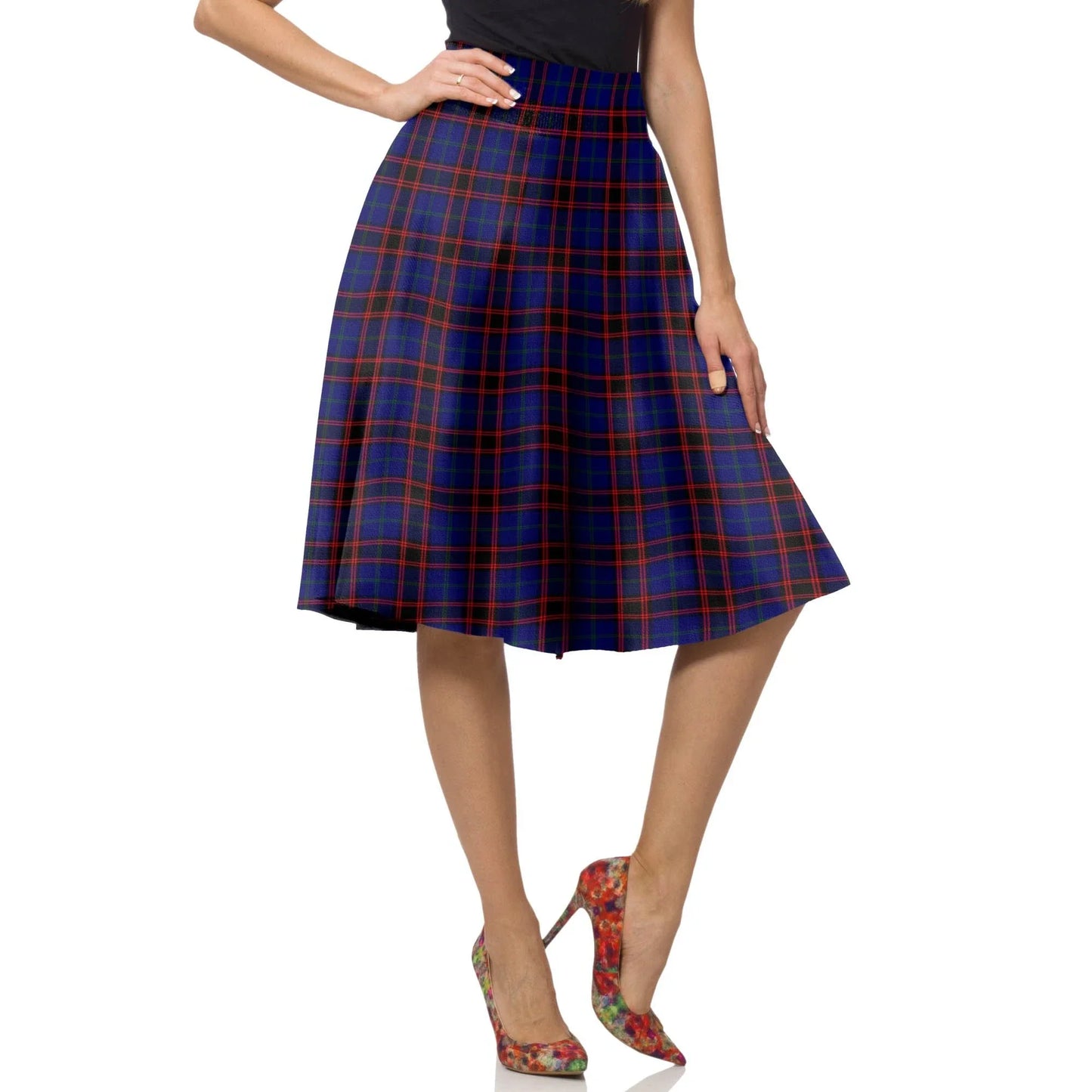 Home Modern Tartan Plaid Ladies Skirt