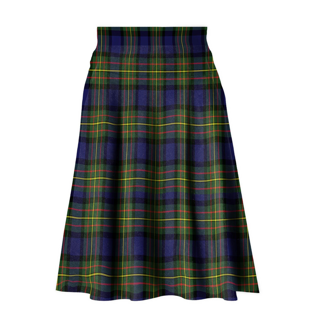 MacLaren Modern Tartan Plaid Ladies Skirt