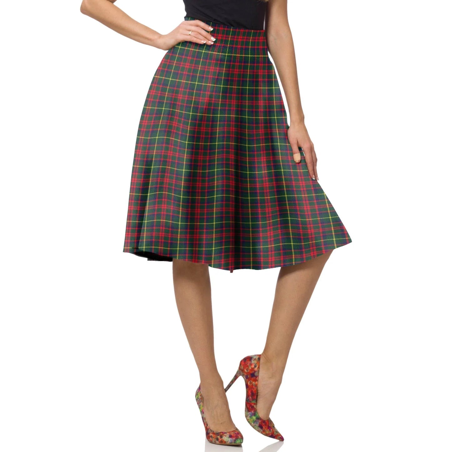 MacKintosh Hunting Modern Tartan Plaid Ladies Skirt