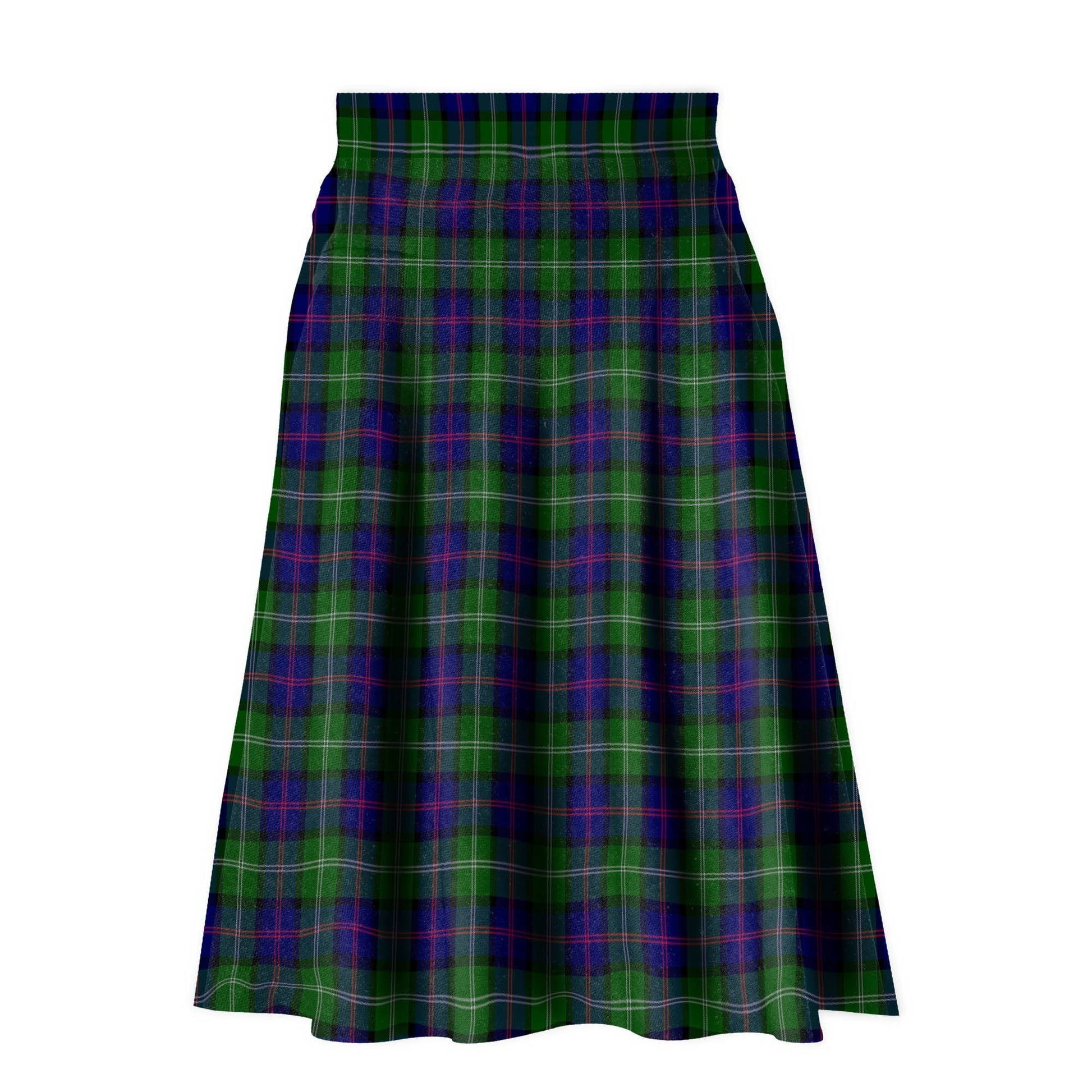 MacThomas Modern Tartan Plaid Ladies Skirt