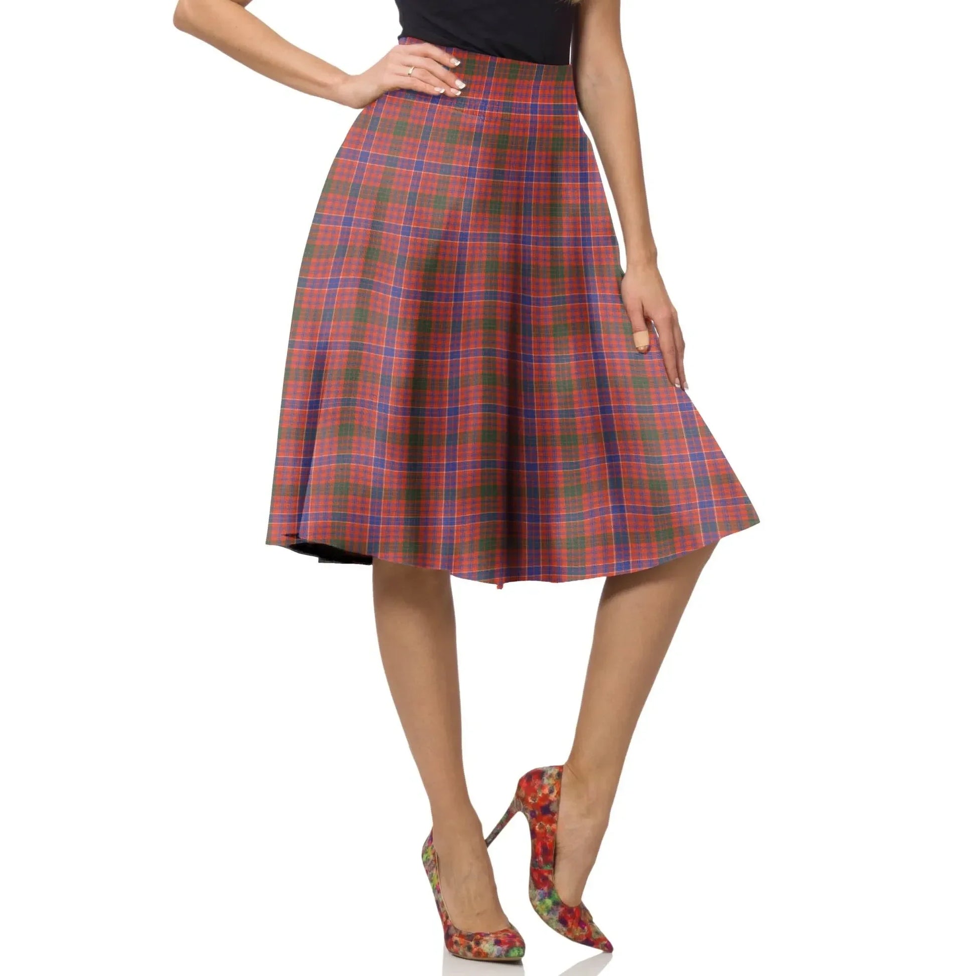 MacRae Ancient Tartan Plaid Ladies Skirt