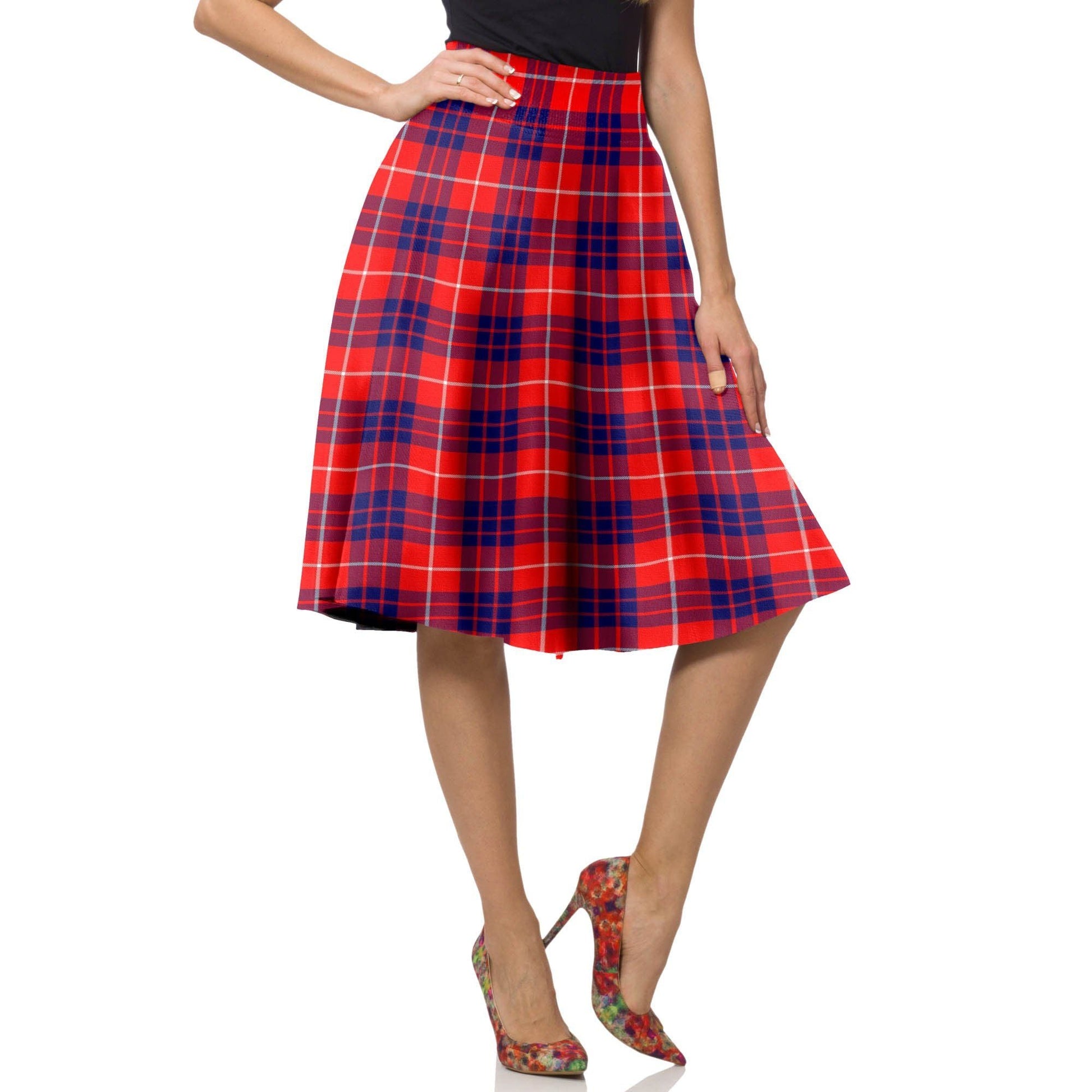 Hamilton Modern Tartan Plaid Ladies Skirt