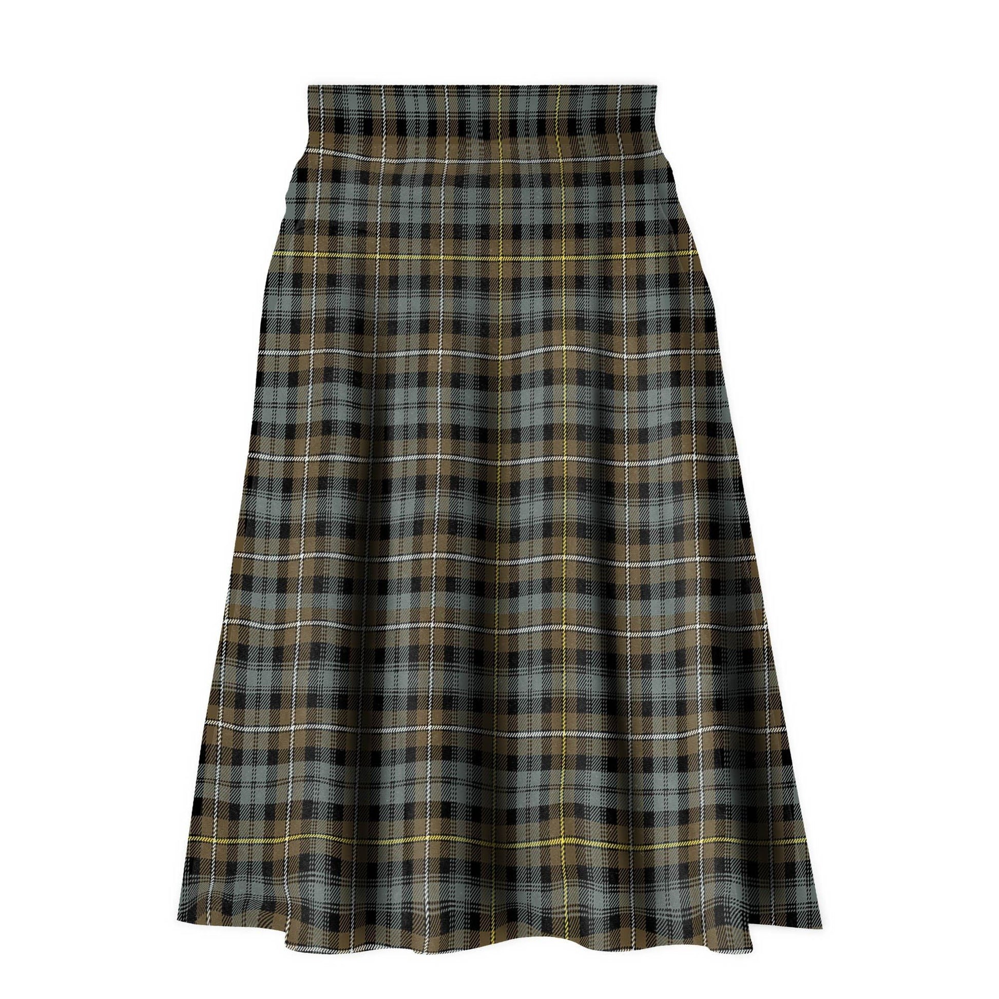 Campbell Argyll Weathered Tartan Plaid Ladies Skirt