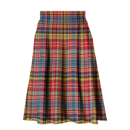 Drummond of Strathallan Tartan Plaid Ladies Skirt