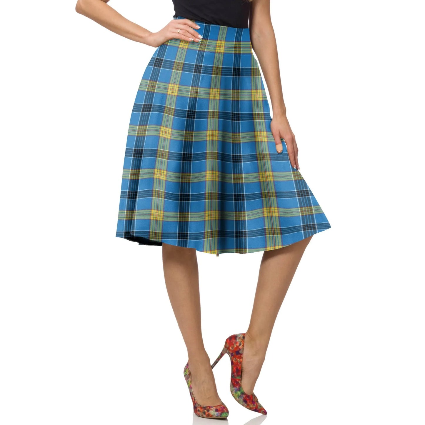 Laing Tartan Plaid Ladies Skirt