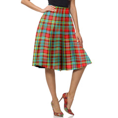Ogilvie Hunting Ancient Tartan Plaid Ladies Skirt