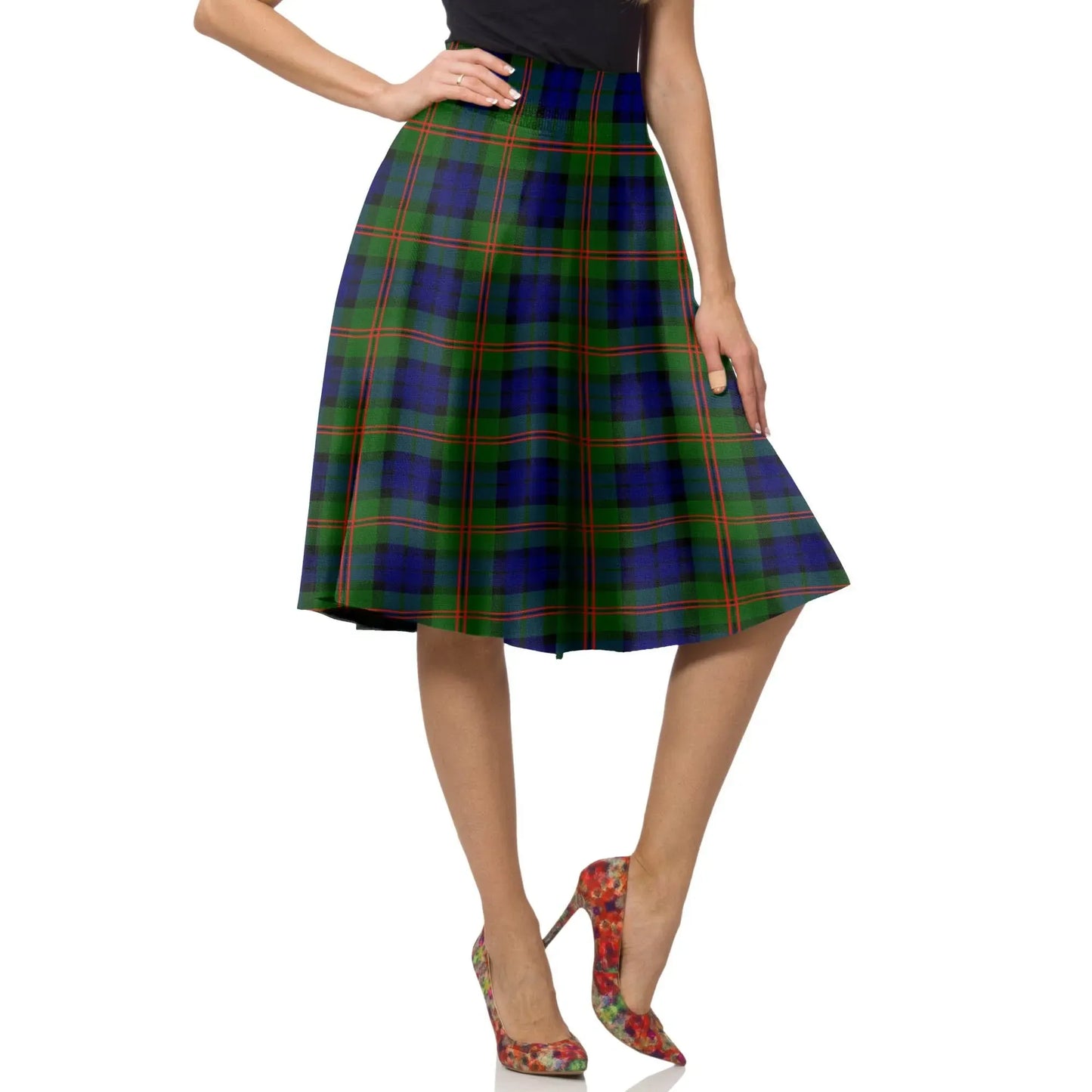 Dundas Modern 02 Tartan Plaid Ladies Skirt