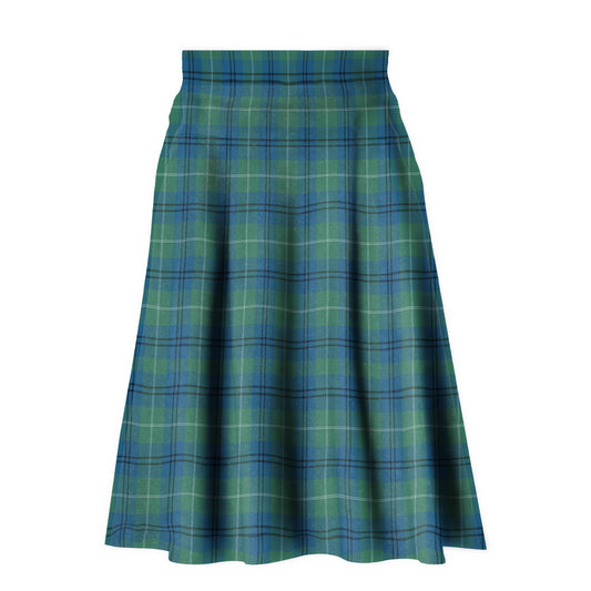 Oliphant Ancient Tartan Plaid Ladies Skirt