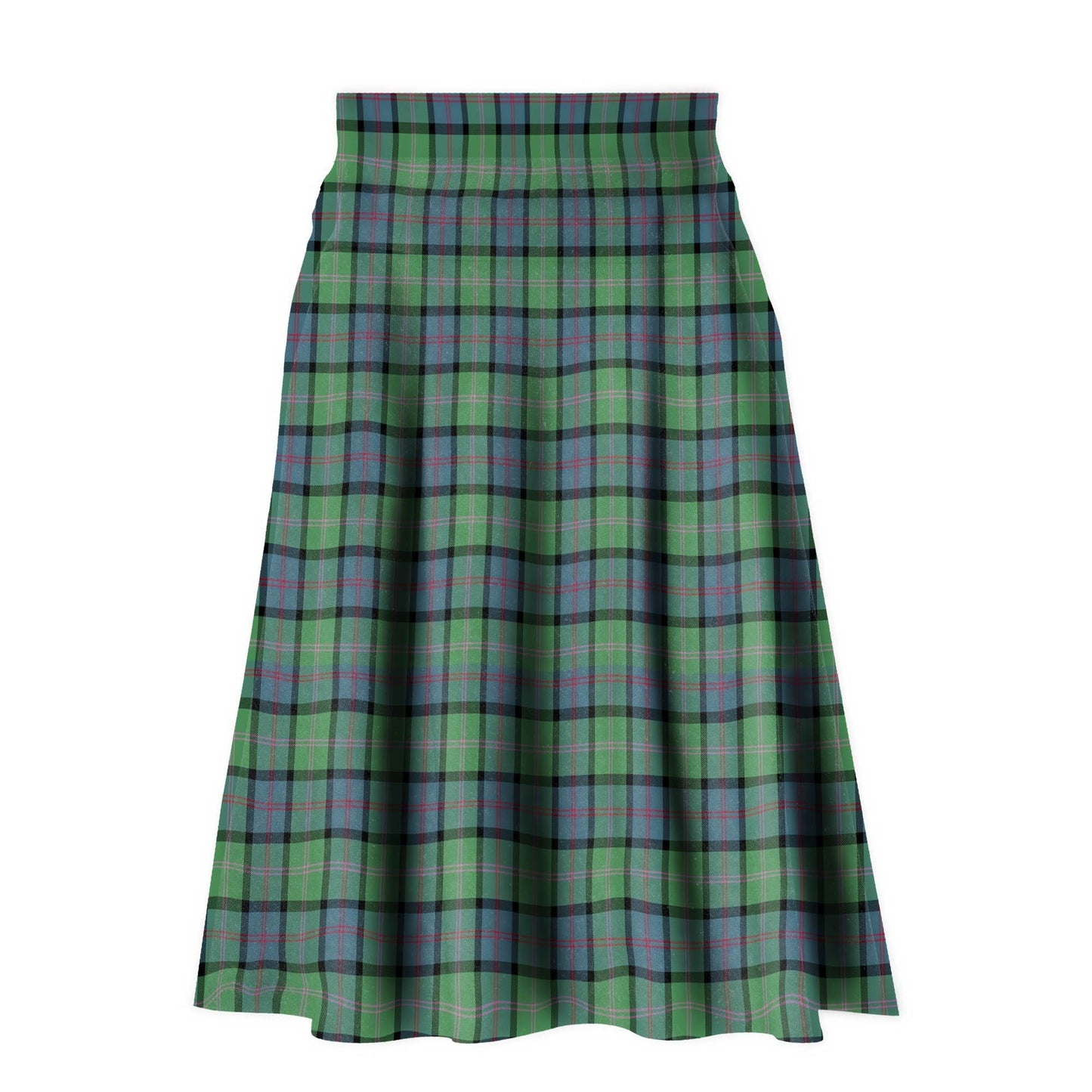 MacThomas Ancient Tartan Plaid Ladies Skirt