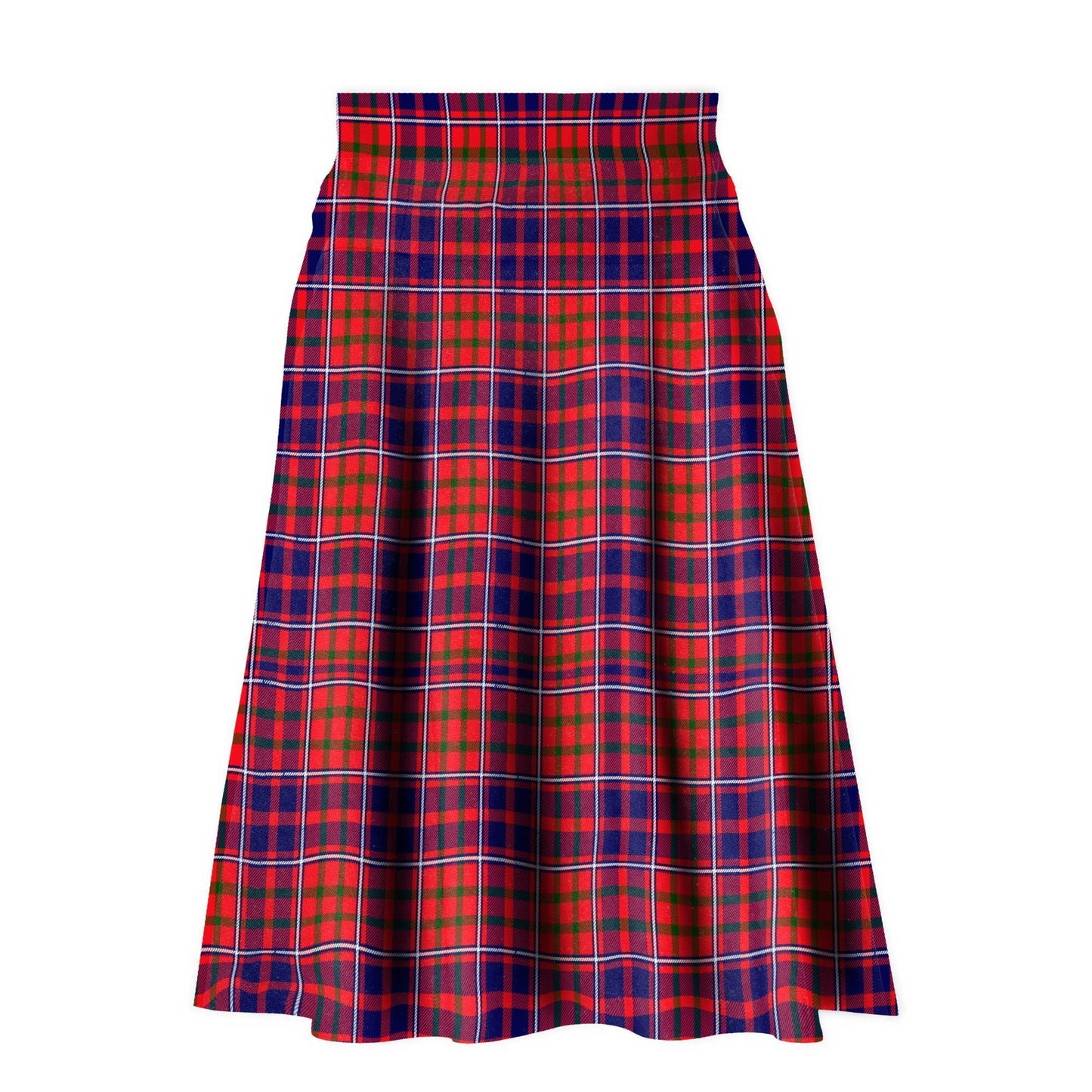 Cameron of Lochiel Modern Tartan Plaid Ladies Skirt