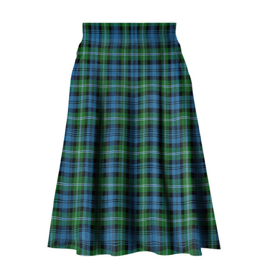 Lyon Tartan Plaid Tartan Plaid Ladies Skirt