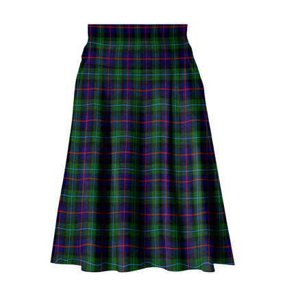 Campbell of Cawdor Modern Tartan Plaid Ladies Skirt