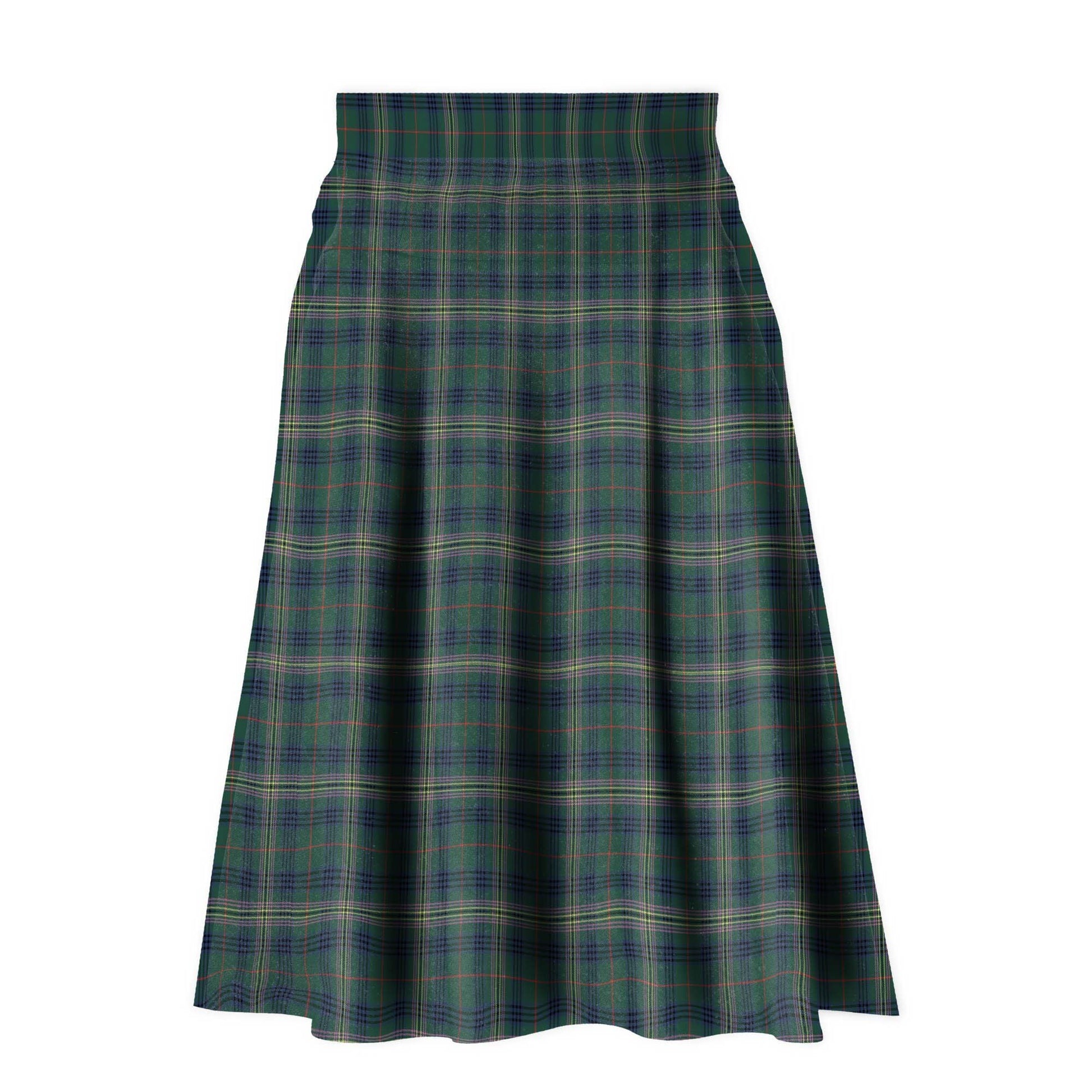 Kennedy Modern Tartan Plaid Ladies Skirt