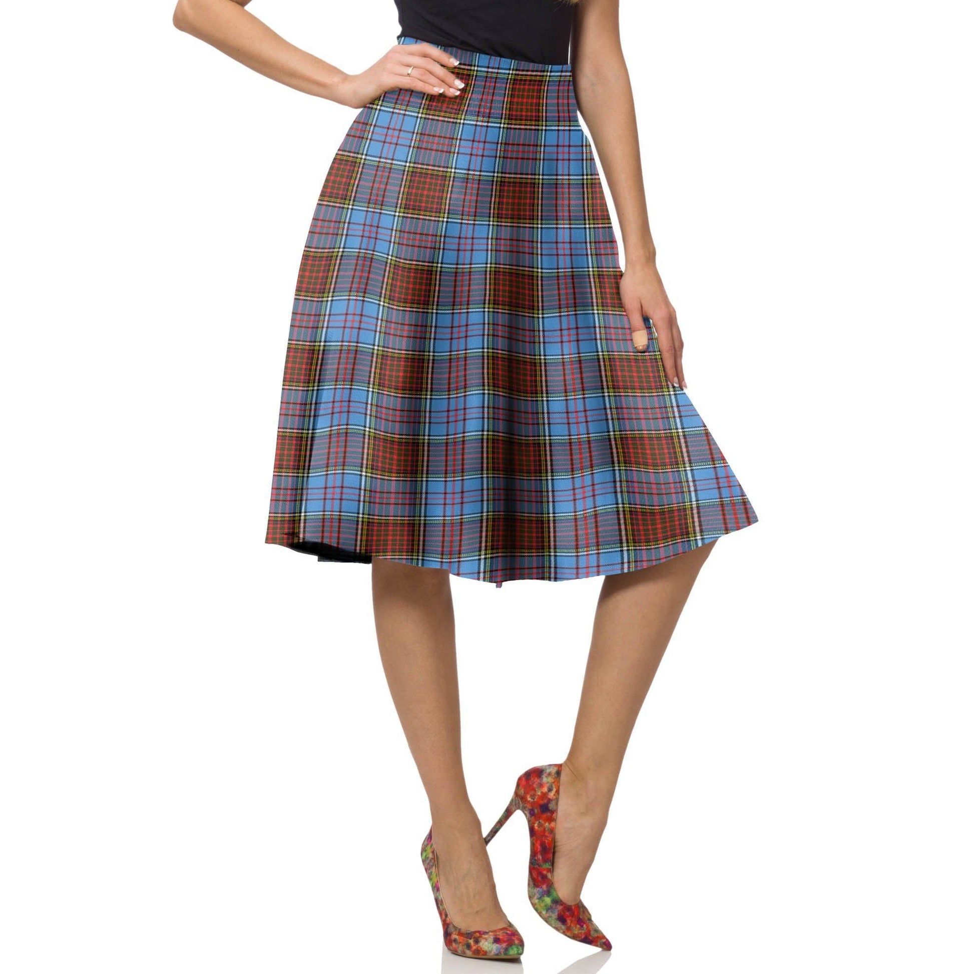 Anderson Modern Tartan Plaid Ladies Skirt