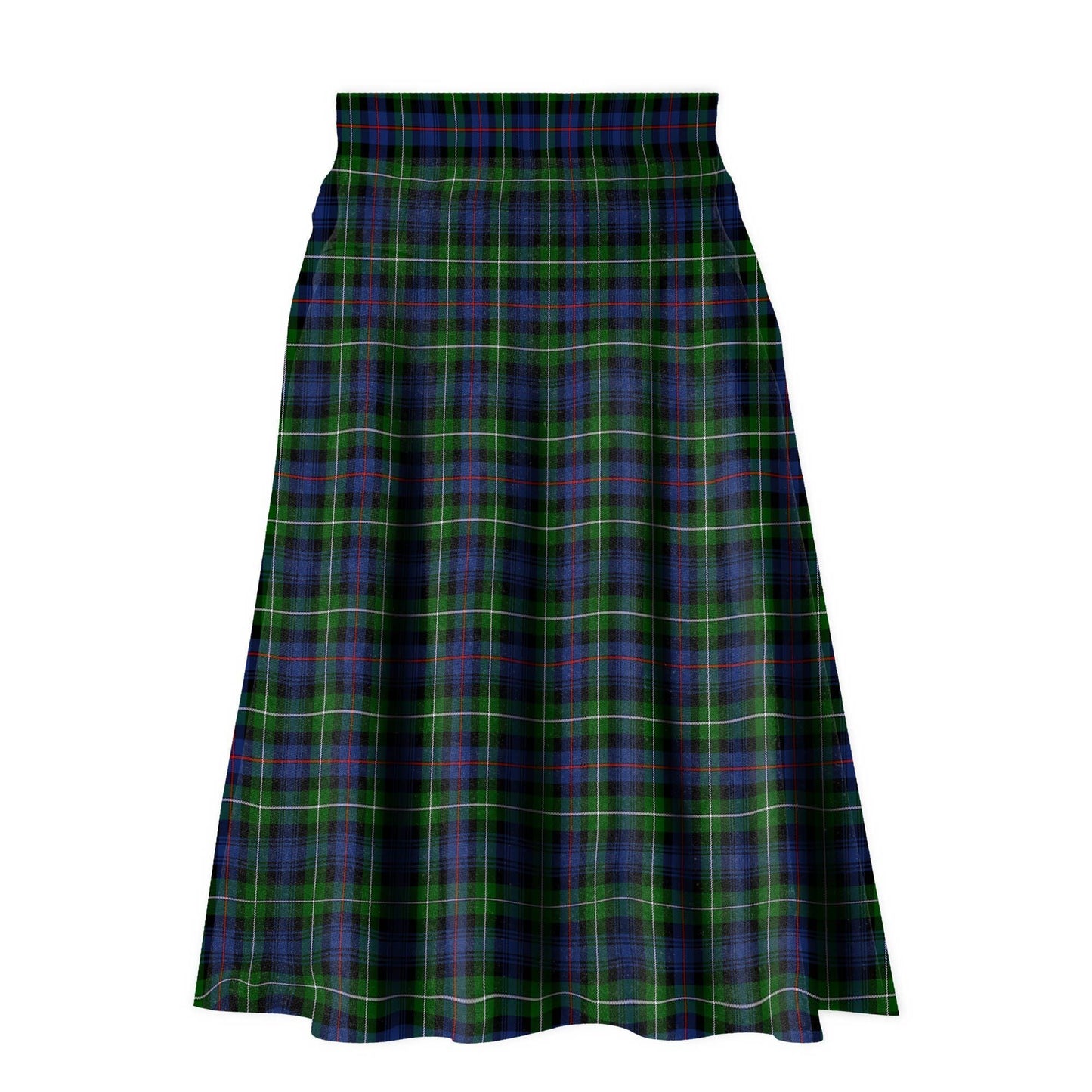 MacKenzie Modern Tartan Plaid Ladies Skirt