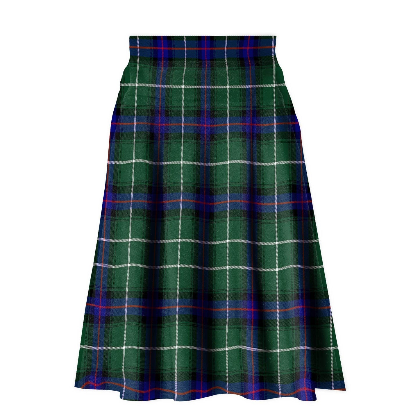 MacDonald of the Isles Hunting Modern Tartan Plaid Ladies Skirt