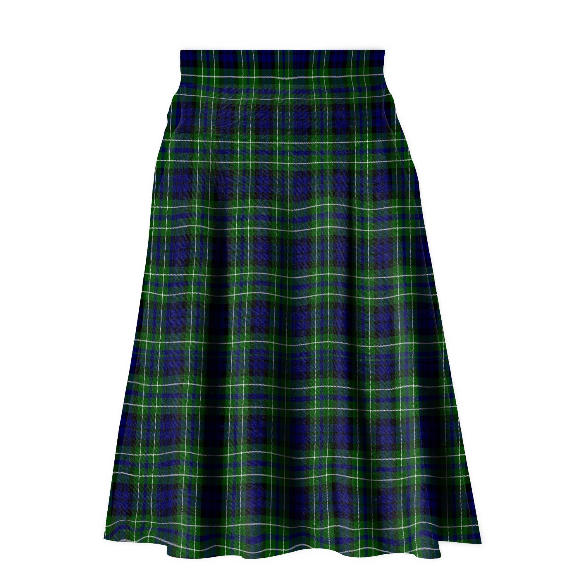 MacNeil of Colonsay Modern Tartan Plaid Ladies Skirt