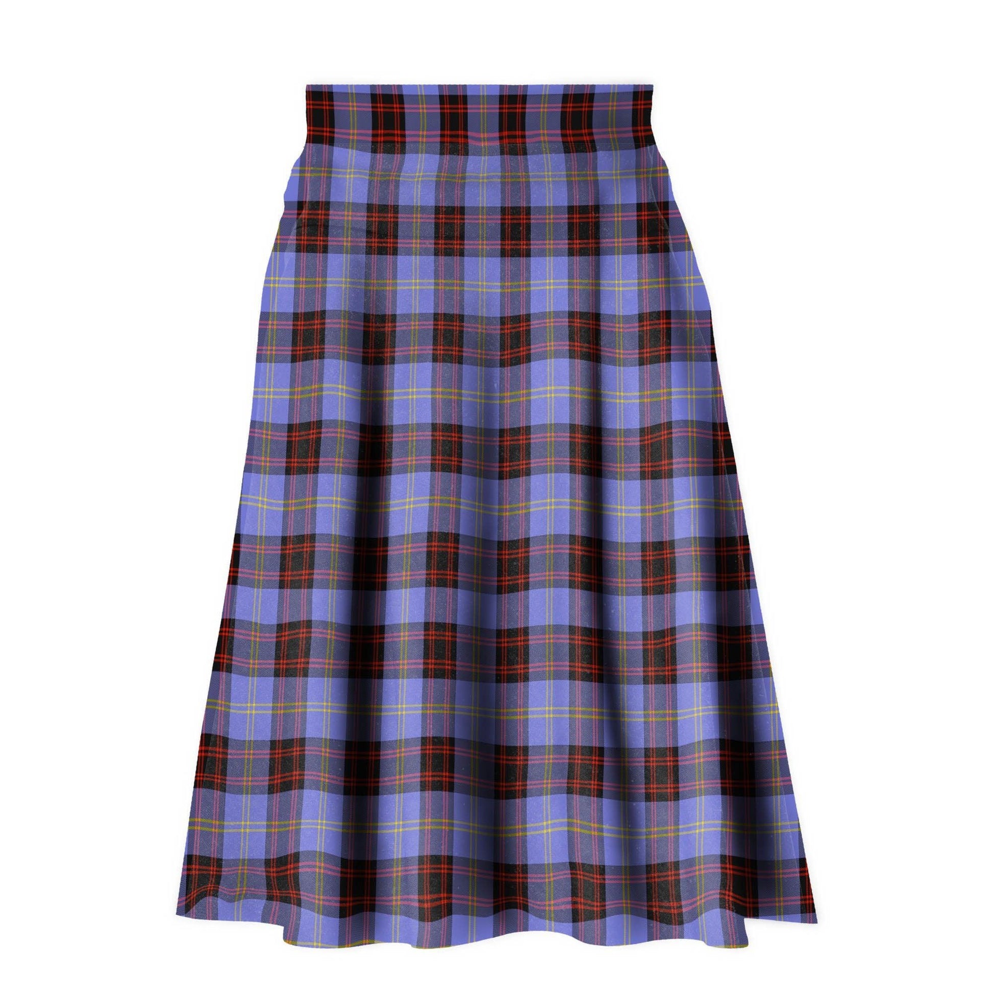 Rutherford Tartan Plaid Ladies Skirt