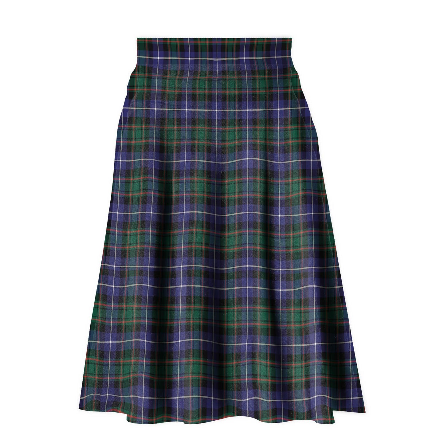 MacRae Hunting Modern Tartan Plaid Ladies Skirt