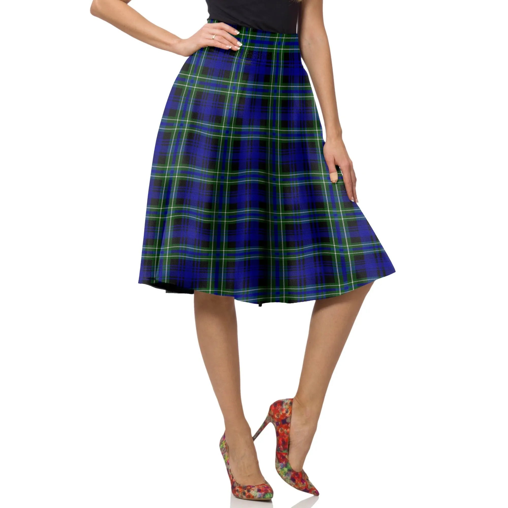 Arbuthnot Modern Tartan Plaid Ladies Skirt