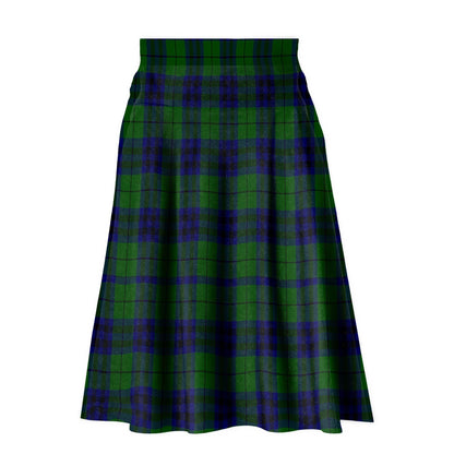 Keith Modern Tartan Plaid Ladies Skirt