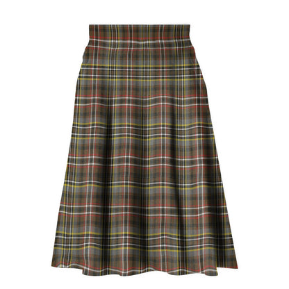 SCOTT GREEN WEATHERED Tartan Plaid Ladies Skirt